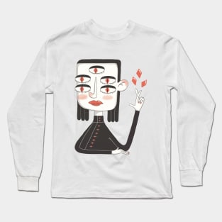 Lady of diamonds Long Sleeve T-Shirt